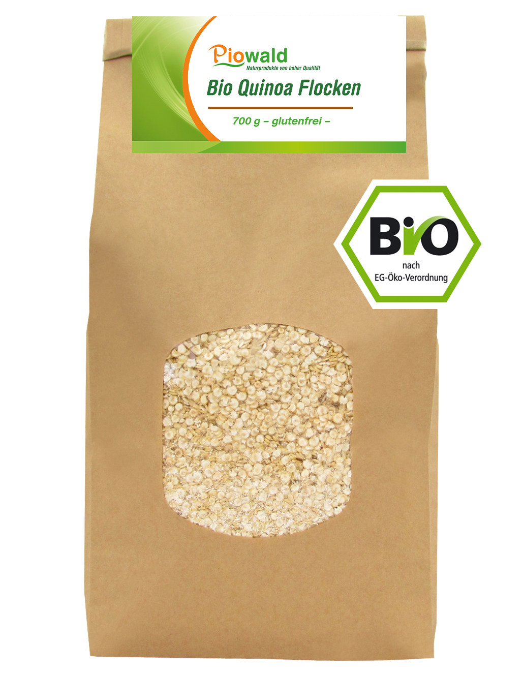 Bio Quinoa Flocken 700g glutenfrei PIOWALD GmbH