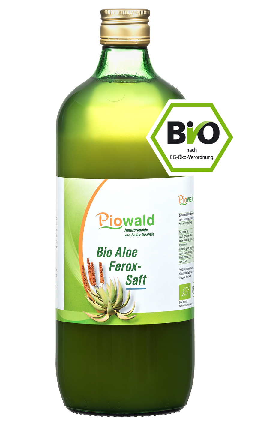 Bio Aloe Ferox Saft - Saft aus der wilden Aloe Ferox Pflanze | PIOWALD GmbH