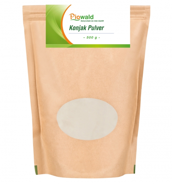 Konjak Pulver - 500g, Glucomannan