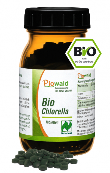BIO Chlorella - 200 Tabletten/80g, Naturland