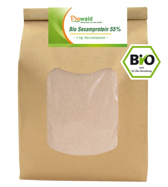 BIO Sesamprotein 55% - 1 kg Vorratspack