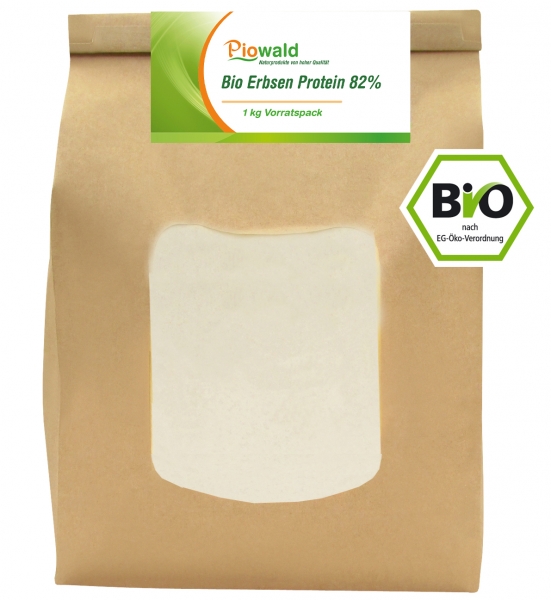 BIO Erbsenprotein - Isolat - 1 kg Pulver