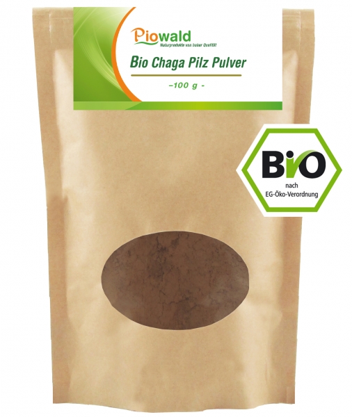 BIO Chaga Pilz Pulver - 100g