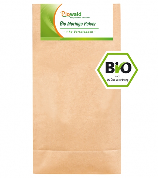 BIO Moringa Pulver - 1 kg Vorratspack