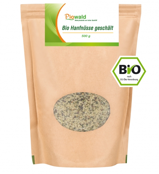 BIO Hanfnüsse geschält - 500g