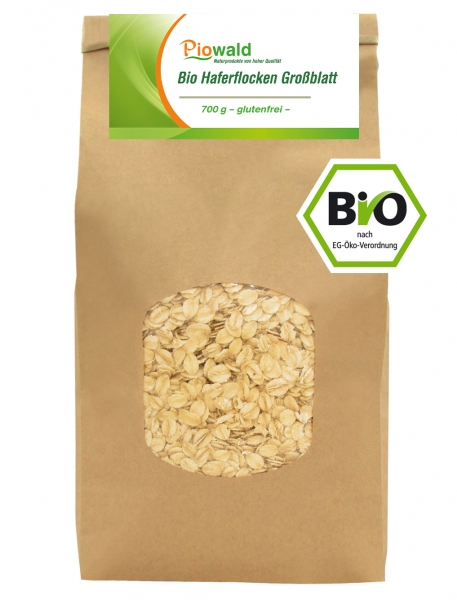 BIO Haferflocken Großblatt - 700g, glutenfrei