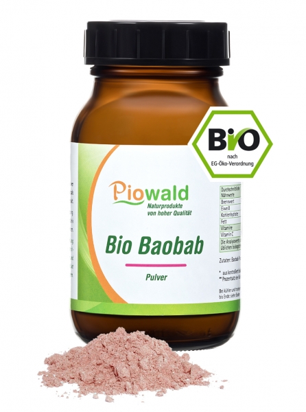 BIO Baobab Frucht - 100g Pulver