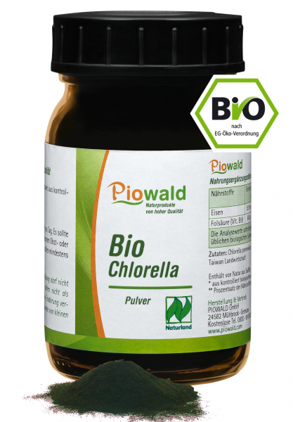 BIO Chlorella Pulver - 100g, Naturland