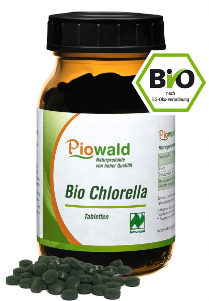 BIO Chlorella - 400 Tabletten/160g, Naturland