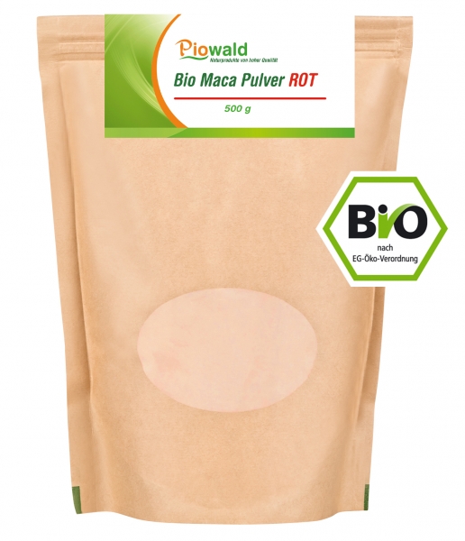 BIO Maca Pulver ROT - 500g