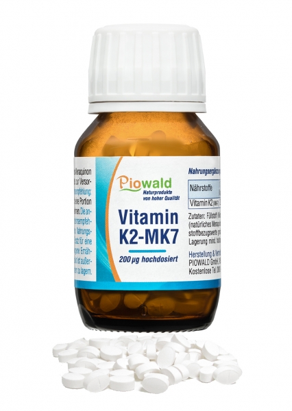 Vitamin K2 MK7 Tabletten - 200 Tbl/23g