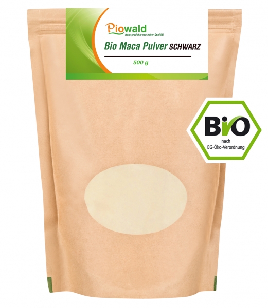 BIO Maca Pulver SCHWARZ - 500g