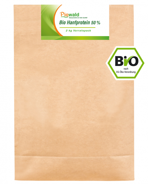 BIO Hanfprotein - 2 kg Vorratspack