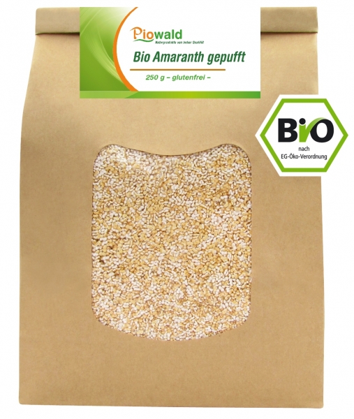 BIO Amaranth gepufft - 250g, glutenfrei