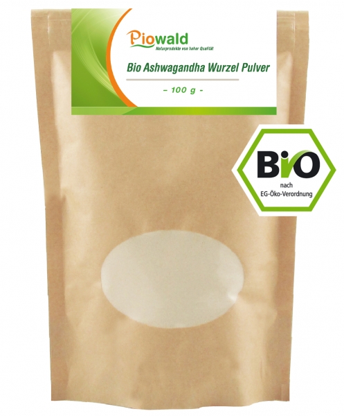 BIO Ashwagandha Wurzel Pulver - 100g
