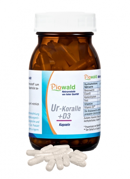 Ur-Koralle +D3 - 100 Vegi-Kapseln
