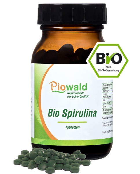 BIO Spirulina - 400 Tabletten/160g