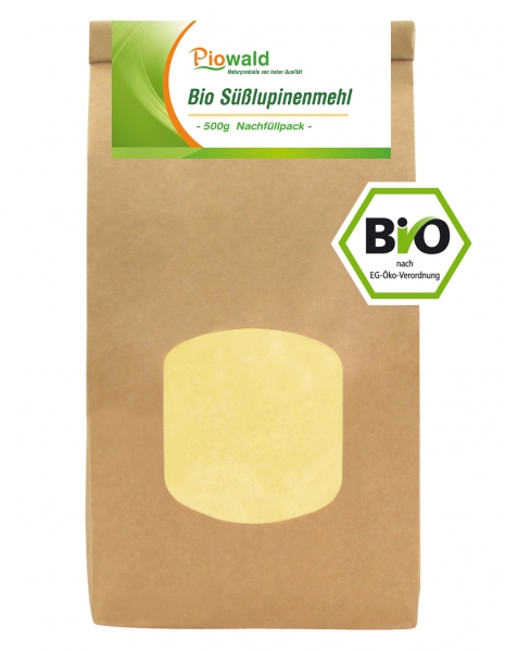 BIO Süsslupinenmehl - 500g Nachfüllpack