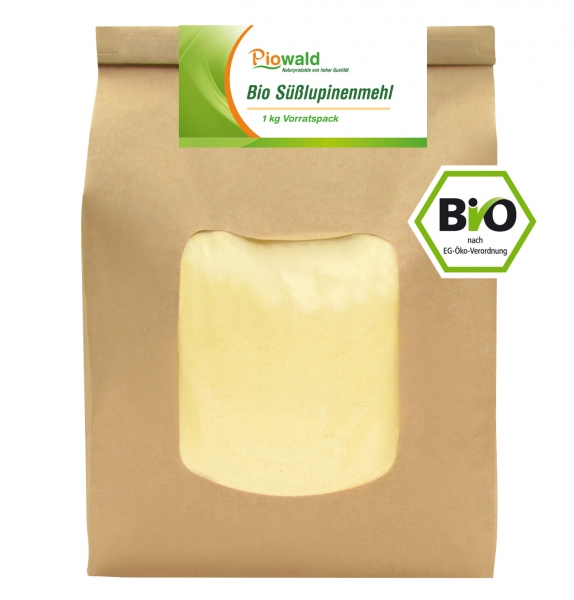 BIO Süsslupinenmehl - 1 kg Vorratspack