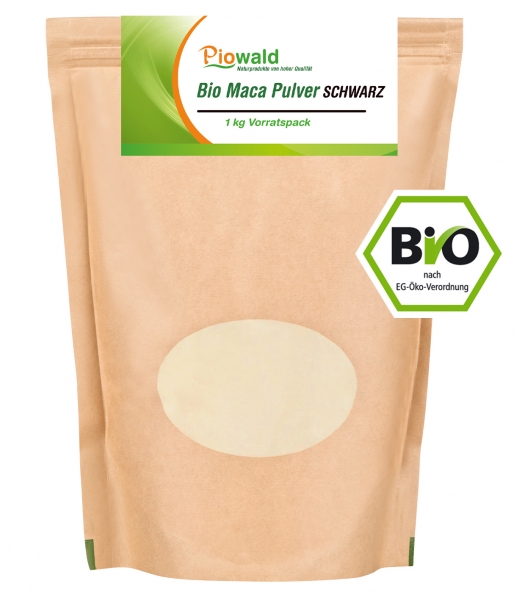 BIO Maca Pulver SCHWARZ - 1 kg