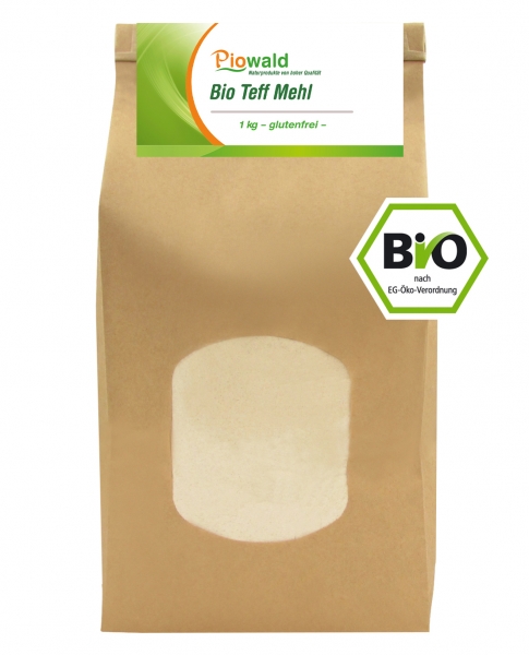 BIO Teff Mehl - 1 kg, glutenfrei