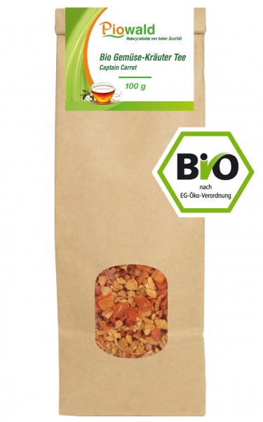 BIO Gemüse-Kräuter Tee Captain Carrot - 100g loser Tee