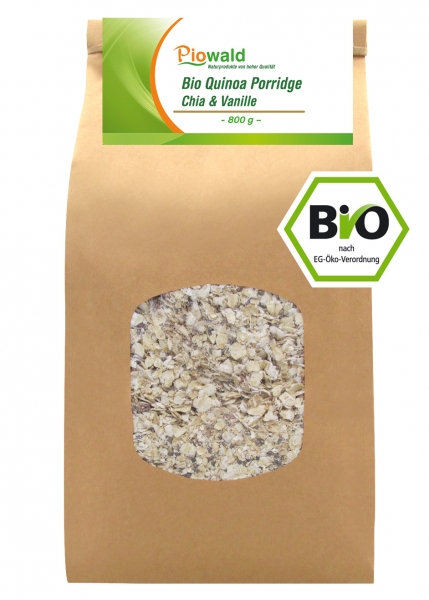 BIO Quinoa Porridge - Chia & Vanille 800g