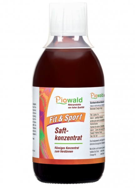 Piowald Fit & Sport Saftkonzentrat - 300 ml