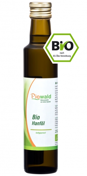 BIO Hanföl - 250 ml kaltgepresst