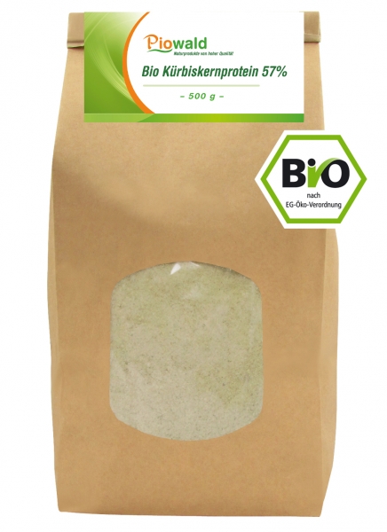 BIO Kürbiskernprotein 57% - 500g Nachfüllpack